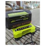 Ryobi 40v 6 ah battery and charger