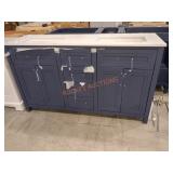 OVE Decors 60"W x 21"D x 34"H Double Sink Vanity