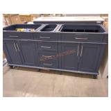 OVE Decors 60"W x 21"D x 34"H Double Sink Vanity