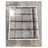 Metal Framed Medicine Cabinet, Plastic Back