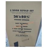 Jeld Wen 36" x 80 5/8" bifold doors