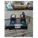 Makita 18v charger and 2 5 ah batteries