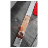 1" White Cordless Vinyl Blind 36"x 64"