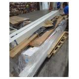 Fencing poles skid lot and doors