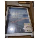 White American Flat Picture Frames Quantity 2
