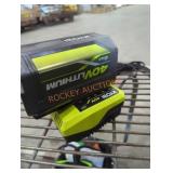 Ryobi 40v 6 ah battery and charger