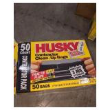 Husky 50 count Contractor Clean up Bags