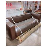 NEW COLUMBIA PICK UP 77"L Brown Sofa