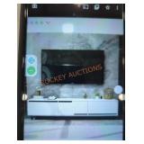 White wooden TV stand 70.9" wide