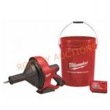 M12 12-V Lithium-Ion Cordless Drain Snake Auger W/