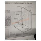 SEACHROME 39" Wall to Floor Shower Grab Bar