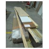 Skid lot of wood and door