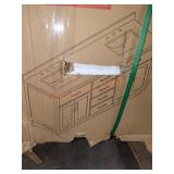 NEW COLUMBIA PICK UP Ove 72" White Vanity