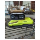 Ryobi 18v 4 ah battery and charger