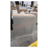 Grey Wall Cabinet 30"H x 30"L x 13"W