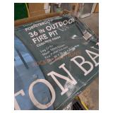 Hampton Bay 36" Outdoor Fire Pit