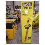 Ryobi 22" 18v Hedge Trimmer, Tool Only