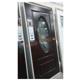 Silverdale 3/4 Oval Zinc Caming Mahogany Woodgrain