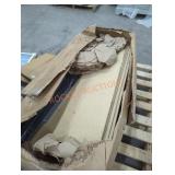 Heavy duty shelving unknown size