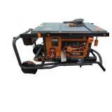 RIDGID 10-Inch Table Saw with Rolling Stand and Sa