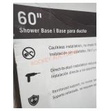 Delta 60" shower base