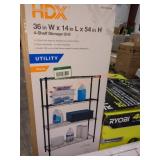 HDX 36"x 14"x 54" 4 Shelf Storage Unit