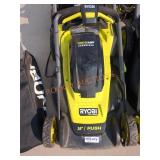 Ryobi 18V 16" Push Lawn Mower, Tool Only