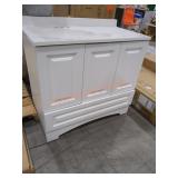 Vanity 36-1/2" W x 35-1/2" H x 18-1/2" D