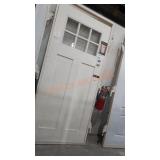 Feather River Off White Fiberglass Door