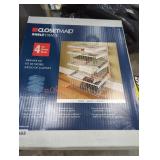 Closet maid shelf track 4 tier drawer kit