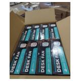 1 box of 8 fans 5" portable