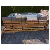 Skid Lot of Various size Doors, Screen Door,