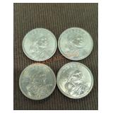 2000 Sacajawea Dollar Coins (4)