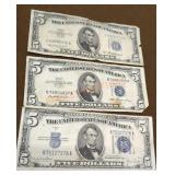 Series 1953a, series of 1934d, in series 1953 $5