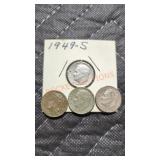1949-5 dimes