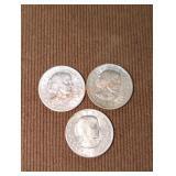 1979 Susan B Anthony Dollar Coins (3)