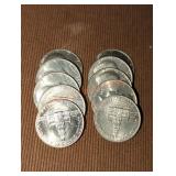 1776-1976 Bicentennial Half-Dollars (10)