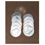 1776-1976 Bicentennial Half-Dollars (10)