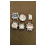 Vintage watches all need bands and repaired