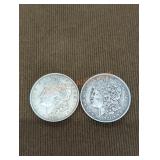 1921 Morgan Dollar Coins (2)
