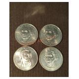 Presidential Dollar Coins (4)