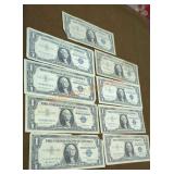 Series 1957 silver certificate dollars