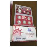1999 United States Mint silver proof set