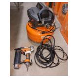 Ridgid 6 Gal Air Compressor & 2-1/8" Brad Nailer