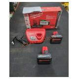 Milwaukee M12 Red Lithium XC5.0 Starter Kit