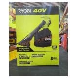 Ryobi 40v Cordless Leaf Vacuum TOOL ONLY