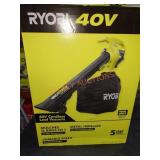 Ryobi 40v LEAF Vacuum, Tool Only