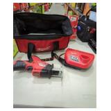 Milwaukee M12 Hackzall and charger