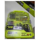 Ryobi 95 PC drill and impact set