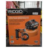 Ridgid 6Gal Air Compressor and 2-1/8" Brad Nailer